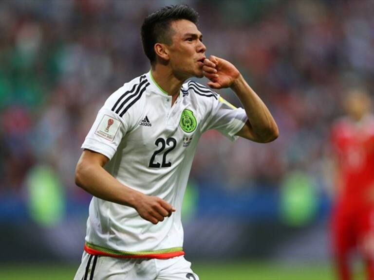 Festejo de Hirving Lozano. Foto: Getty Images