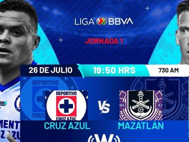 Cruz Azul vs Mazatlán, en vivo, Jornada 1, Grita México A21, Apertura 2021
