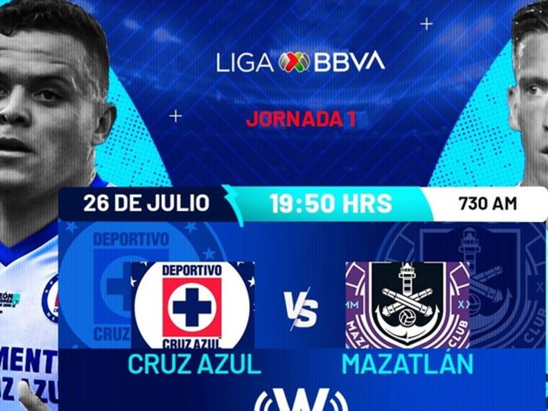 Cruz Azul vs Mazatlán . Foto: wdeportes
