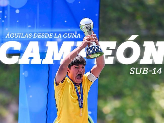 Club América, campeón del torneo de Fuerzas Básicas Sub 14 de la Liga BBVA MX