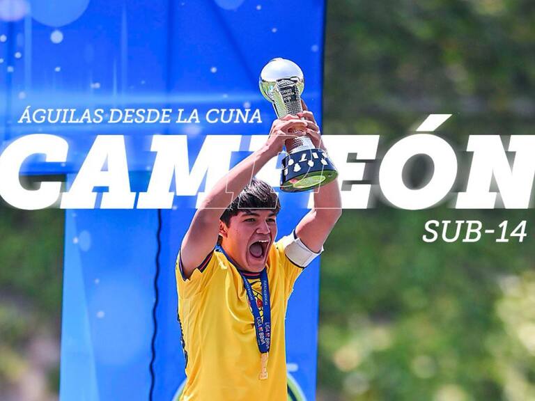 Club América, campeón del torneo de Fuerzas Básicas Sub 14 de la Liga BBVA MX
