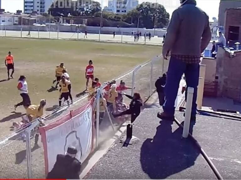 Altercado de violencia . Foto: Twitter