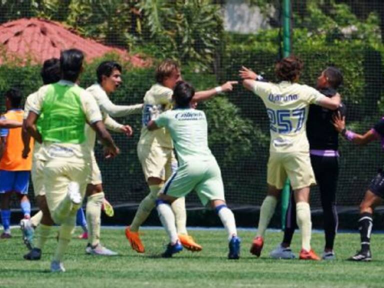 Se desata pelea entre jugadores de la Sub 18 de Cruz Azul y América
