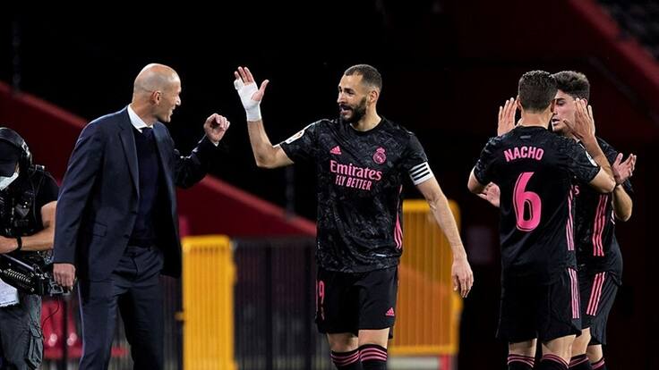 Real Madrid golea al Granada y la lucha por la Liga está que arde