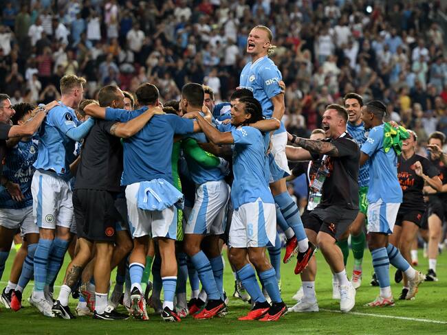 Manchester City, Campeón de la Supercopa de Europa ante Sevilla