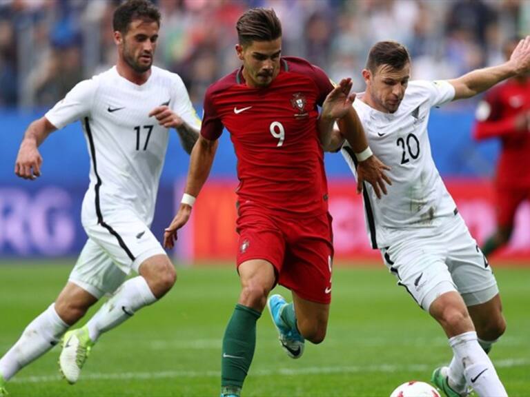 André Silva anotó el tercer tanto luso. Foto: Getty images