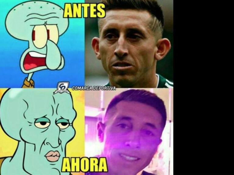 Los memes de Héctor Herrera. Foto: W Deportes