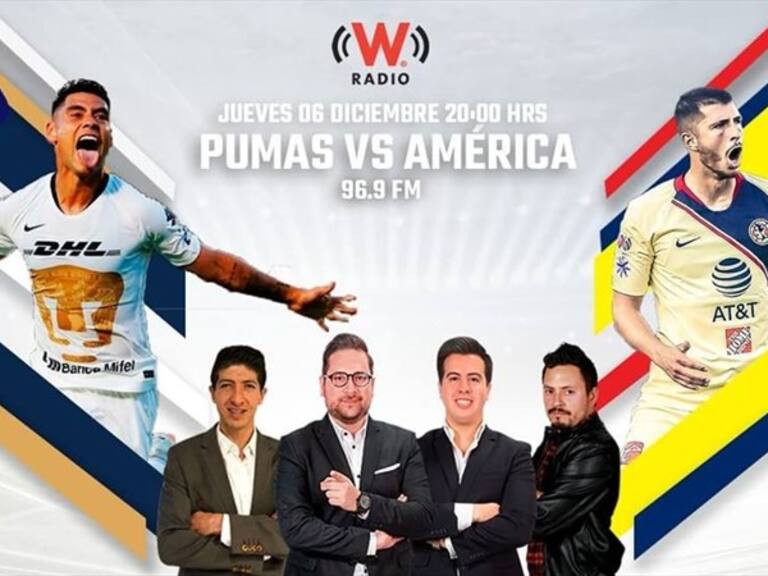 Pumas vs América. Foto: W Deportes