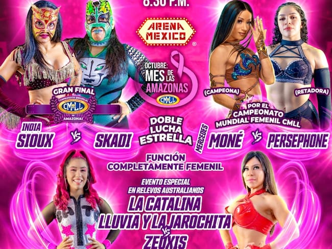La Arena México tendrá una función completamente femenil