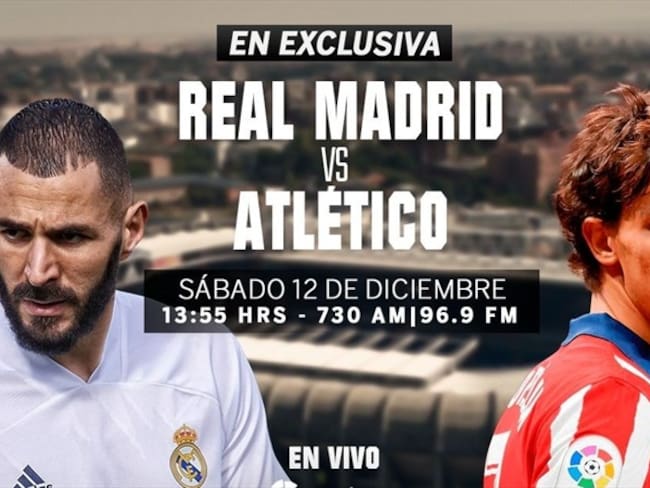Real Madrid vs Atlético de Madrid en vivo, online, la Liga