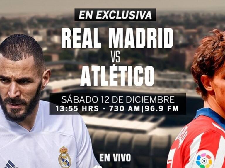 Real Madrid vs Atlético de Madrid. Foto: Especial
