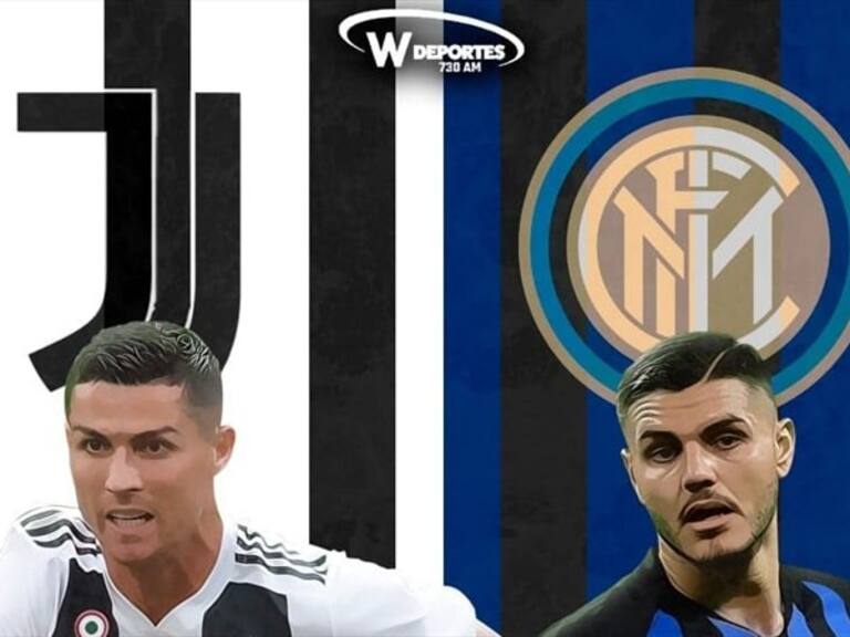 Juventus vs Inter de Milán. Foto: W Deportes