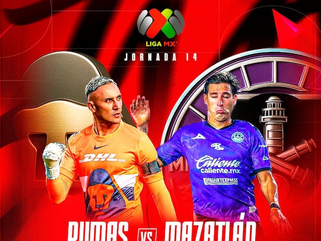 Pumas vs Mazatlán: EN VIVO, dónde, cuándo y a qué hora ver la Jornada 14 de Liga MX Clausura 2026