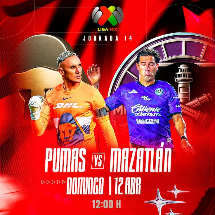Pumas vs Mazatlán: EN VIVO, dónde, cuándo y a qué hora ver la Jornada 14 de Liga MX Clausura 2026