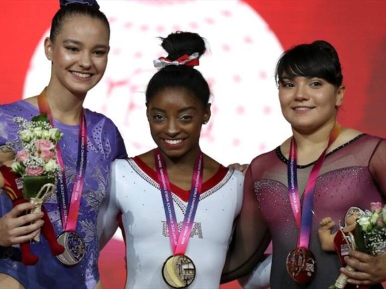 Alexa Moreno gana medalla de bronce en el Campeonato Mundial de Gimnasia. Foto: vía (@FMGimnasia)