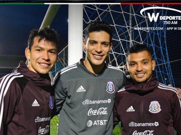 Tridente Selección Mexicana. Foto: Twitter @miseleccionmx