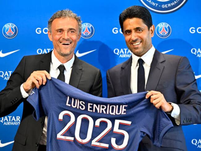 Luis Enrique fue presentado como nuevo director técnico del PSG