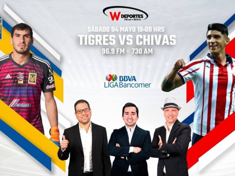Tigres vs Chivas. Foto:
