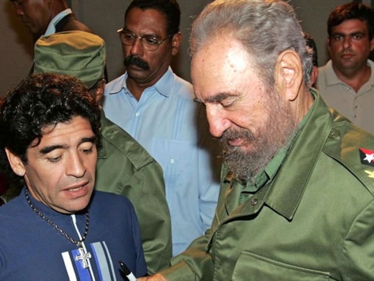 Maradona y Fidel. Foto: GettyImages