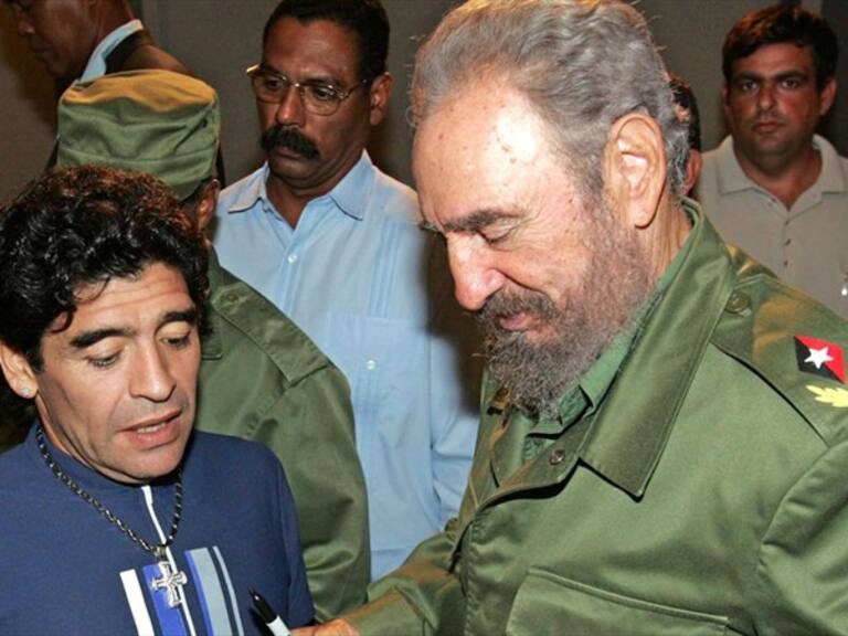 Maradona y Fidel. Foto: GettyImages