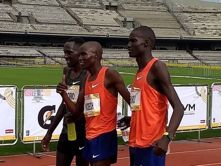 Kenia se lleva el 1-2-3 en el Maratón CDMX. Foto: W Deportes