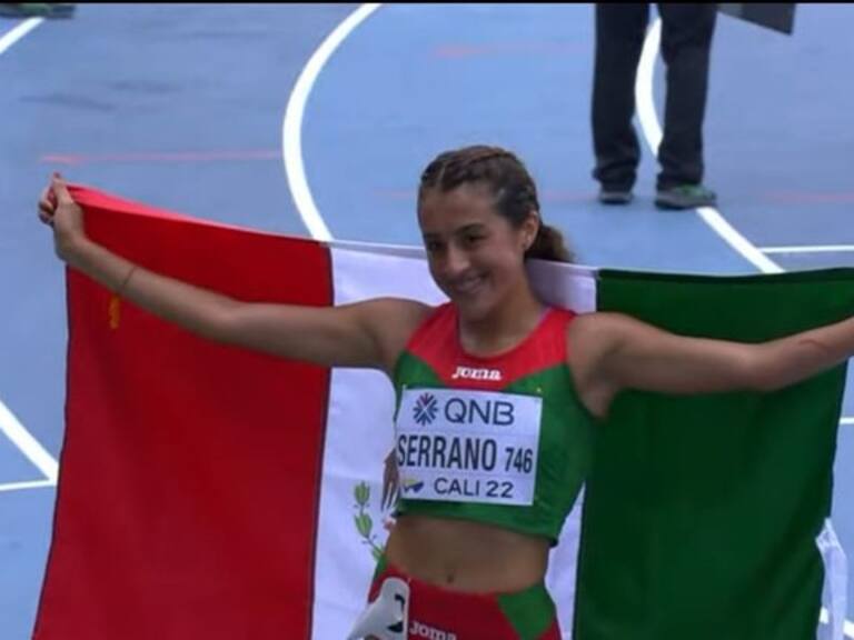 Mexicana Ximena Serrano gana oro en Mundial Sub 20 de Atletismo