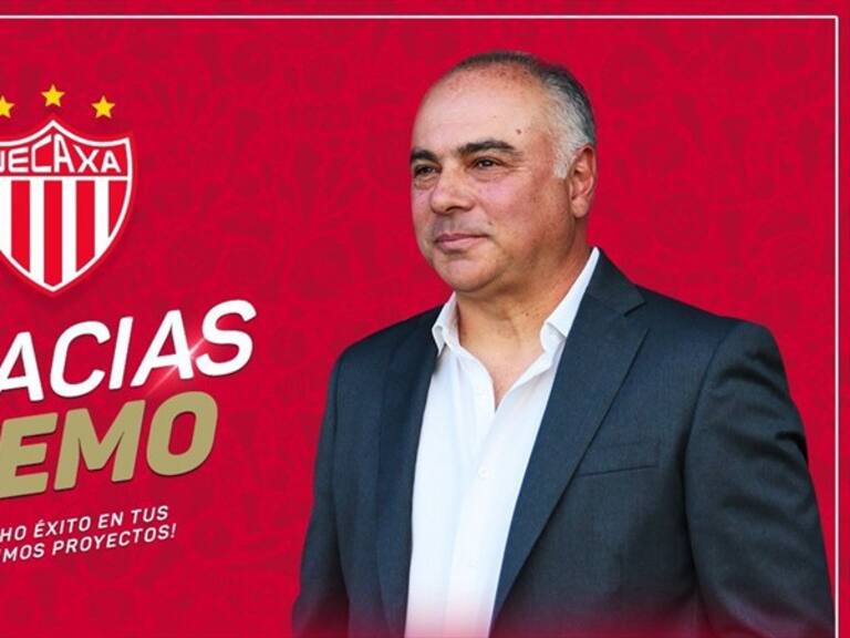 Memo Vázquez se va del Necaxa. Foto: Twitter @ClubNecaxa