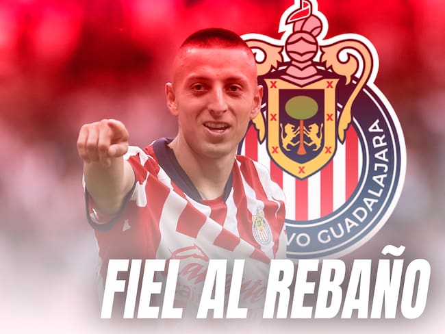 Roberto Alvarado renovó con Chivas y le cierra la puerta al Flamengo