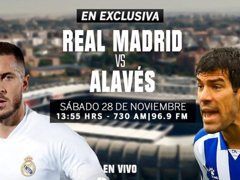Real Madrid vs Alavés. Foto: Especial