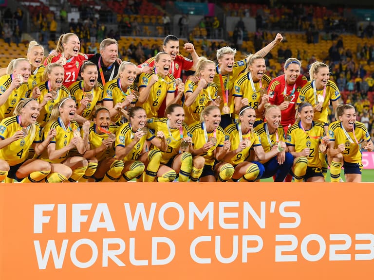 Suecia tercer lugar Copa del Mundo Femenil Australia/Nueva Zelanda