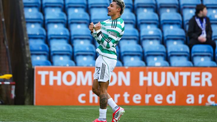 Julián Araujo marca el gol de la victoria en la remontada del Celtic ante Kilmarnock