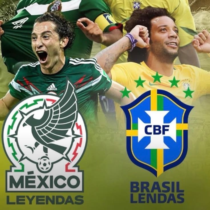 México vs Brasil leyendas: ¿Quiénes son los jugadores confirmados?