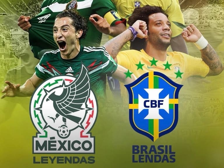 México vs Brasil juego de leyendas Estadio Azteca