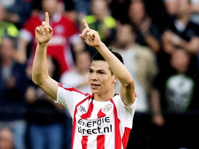 Hirving Lozano festeja. Foto: Getty Images