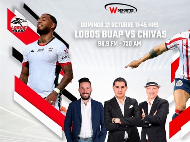 Lobos BUAP vs Chivas. Foto: W Deportes