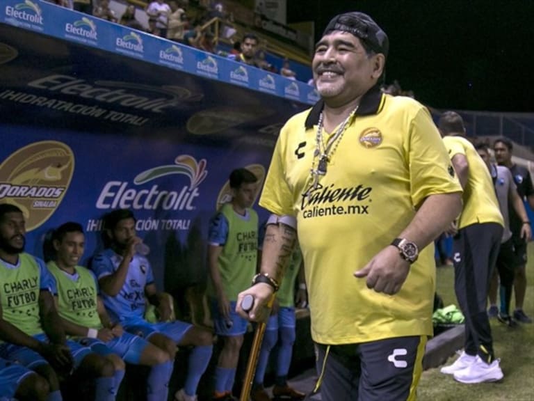 Diego Armando Maradona. Foto: @MaxiFriggieri
