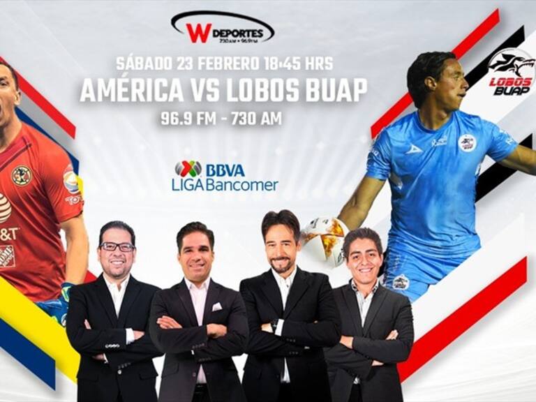 América vs Lobos BUAP en vivo online . Foto: W Deportes