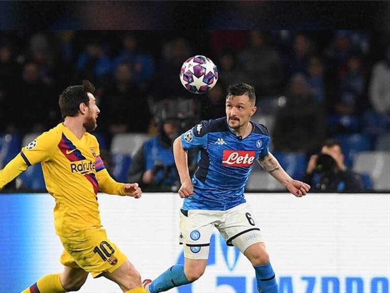 Napoli vs Barcelona. Foto: GettyImages