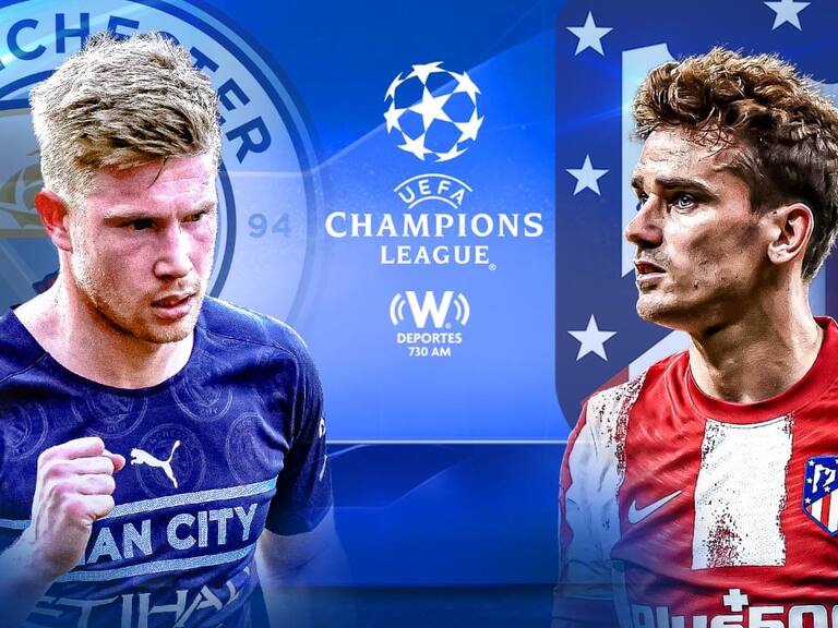 Manchester City vs Atlético de Madrid Champions League Cuartos de Final.