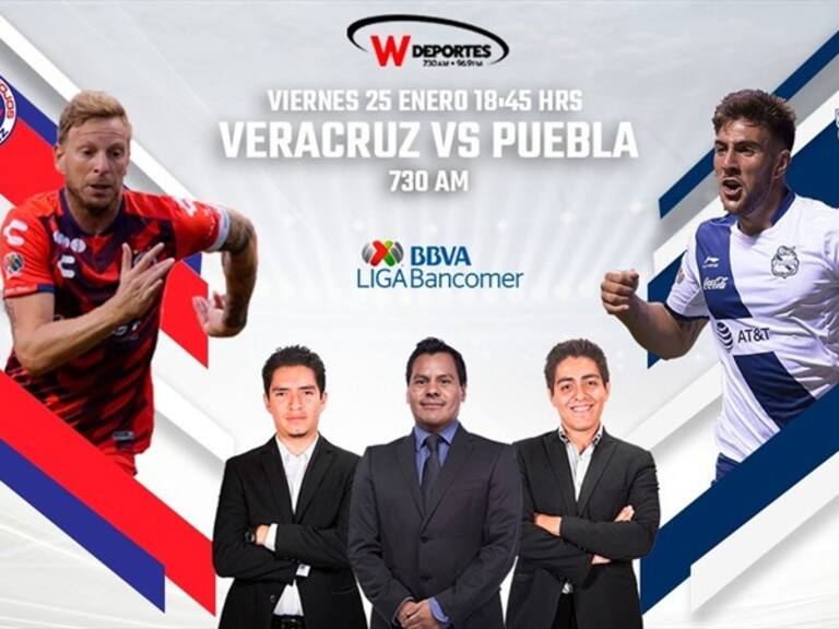 Veracruz vs Puebla. Foto: W Deportes