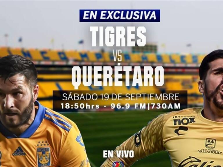 Tigres vs Querétaro. Foto: W Deportes