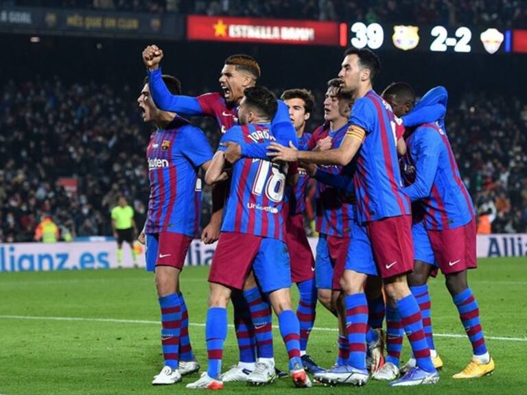 El cuadro culé sigue en plano ascendente y este domingo le pasó por encima al Osasuna. Foto: getty