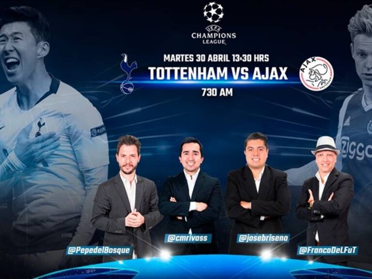 Tottenham vs Ajax. Foto: WDeportes