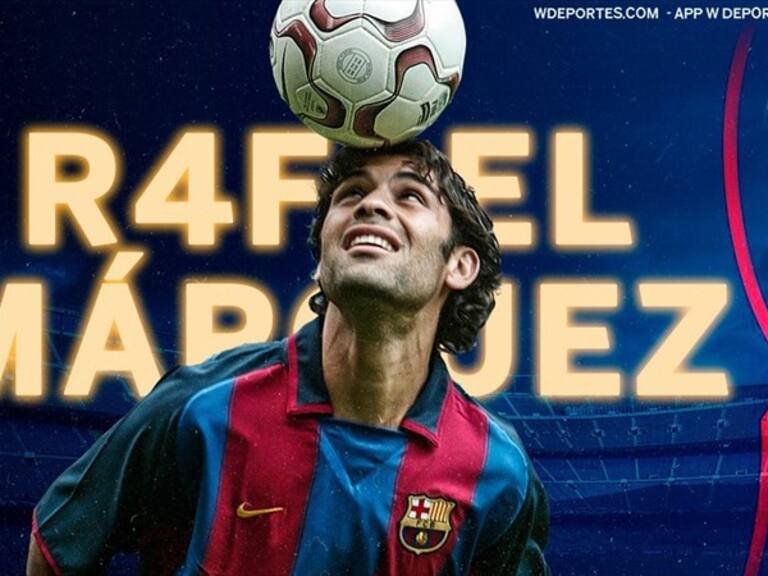 Rafa Márquez debut con Barcelona. Foto: W Deportes