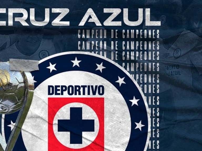 Cruz Azul Campeón de campeones.. Foto: W DEPORTES