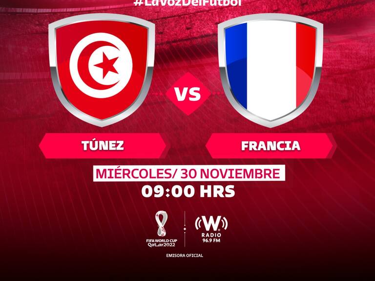 Túnez vs Francia, en vivo