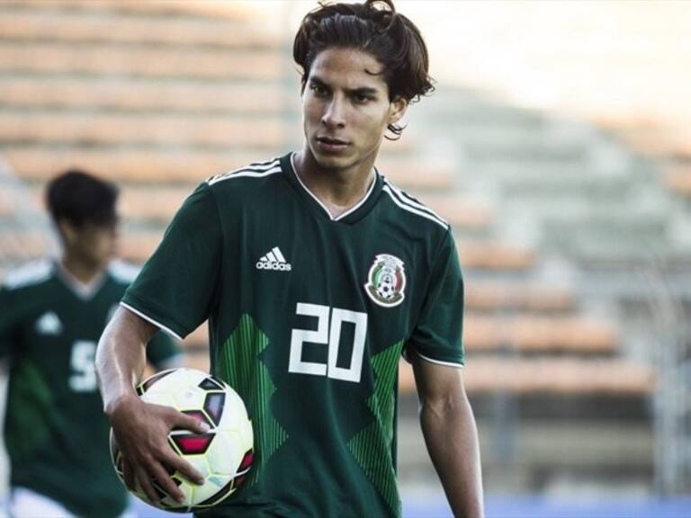 Diego Lainez con la Seleccion Mexicana Sub-21. Foto: W Deportes