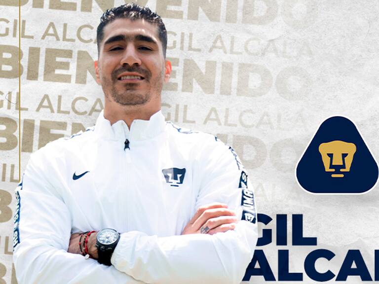 Gil Alcalá es presentado como nuevo jugador de Pumas