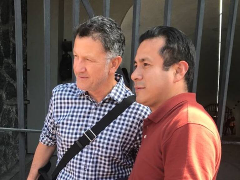 Juan Carlos Osorio convivió con la afición en CU . Foto: W Deportes