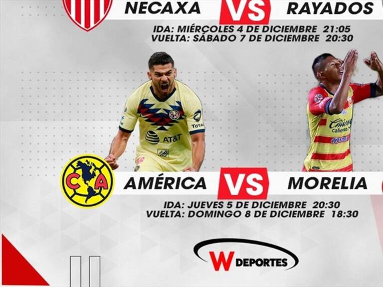 Horarios semifinales. Foto:
